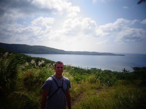 On top of the mountain on the way to the village