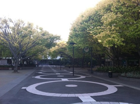 The main campus concourse