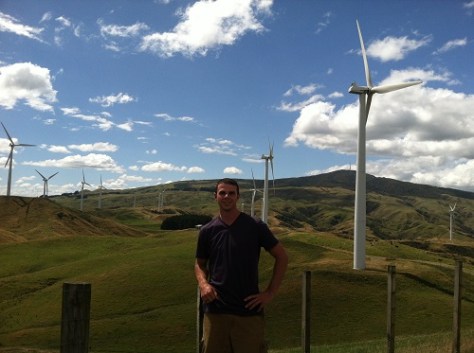 At the windmill farm